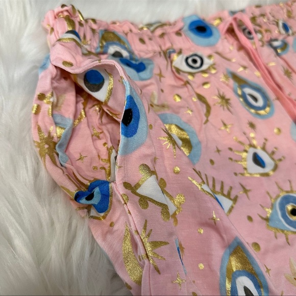 POSH PEANUT FIONA EVIL EYE WOMEN MEDIUM LOUNGEWEAR PAJAMA NWT NEW - Picture 7 of 9